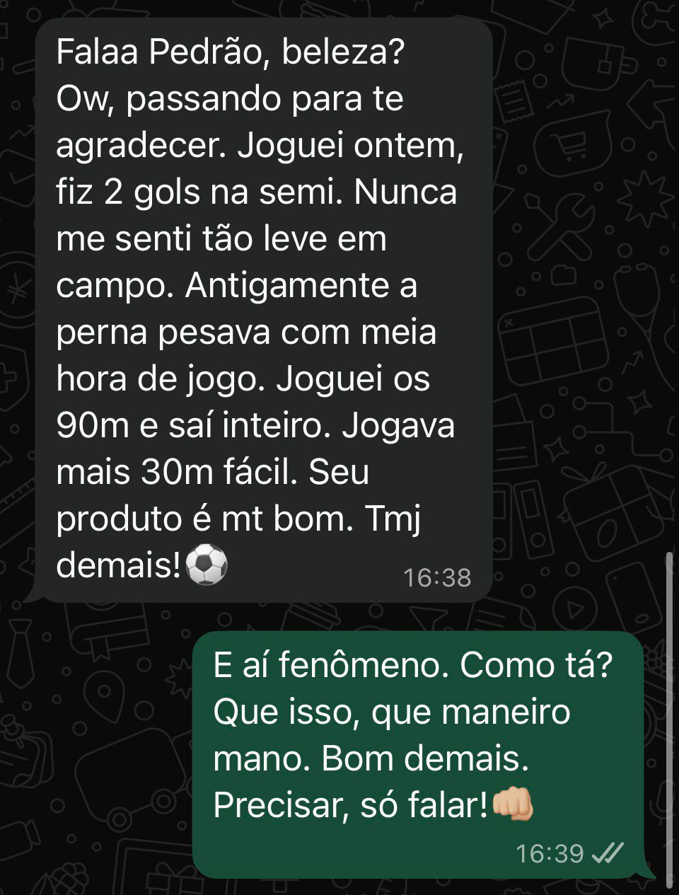 Depoimento de aluno Fut Performance
